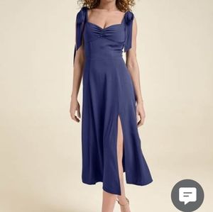 New Tie shoulder midi dress by Venus